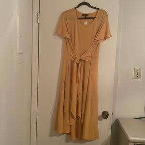 NWT plus size yellow dress
